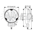 le camion de voiture de superbright allument la lumière de travail d&#39;offroad d&#39;allv 1900lm 18w a mené la lumière de travail